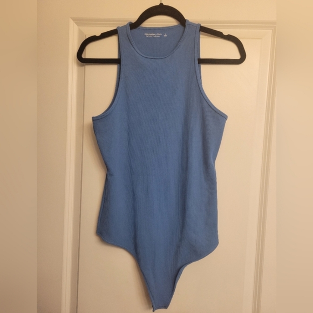 NWOT A&F Seamless Rib Fabric Scuba Bodysuit